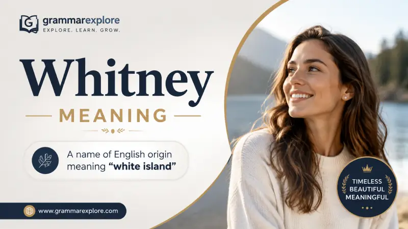 whitney meaning