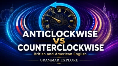 Anticlockwise vs Counterclockwise