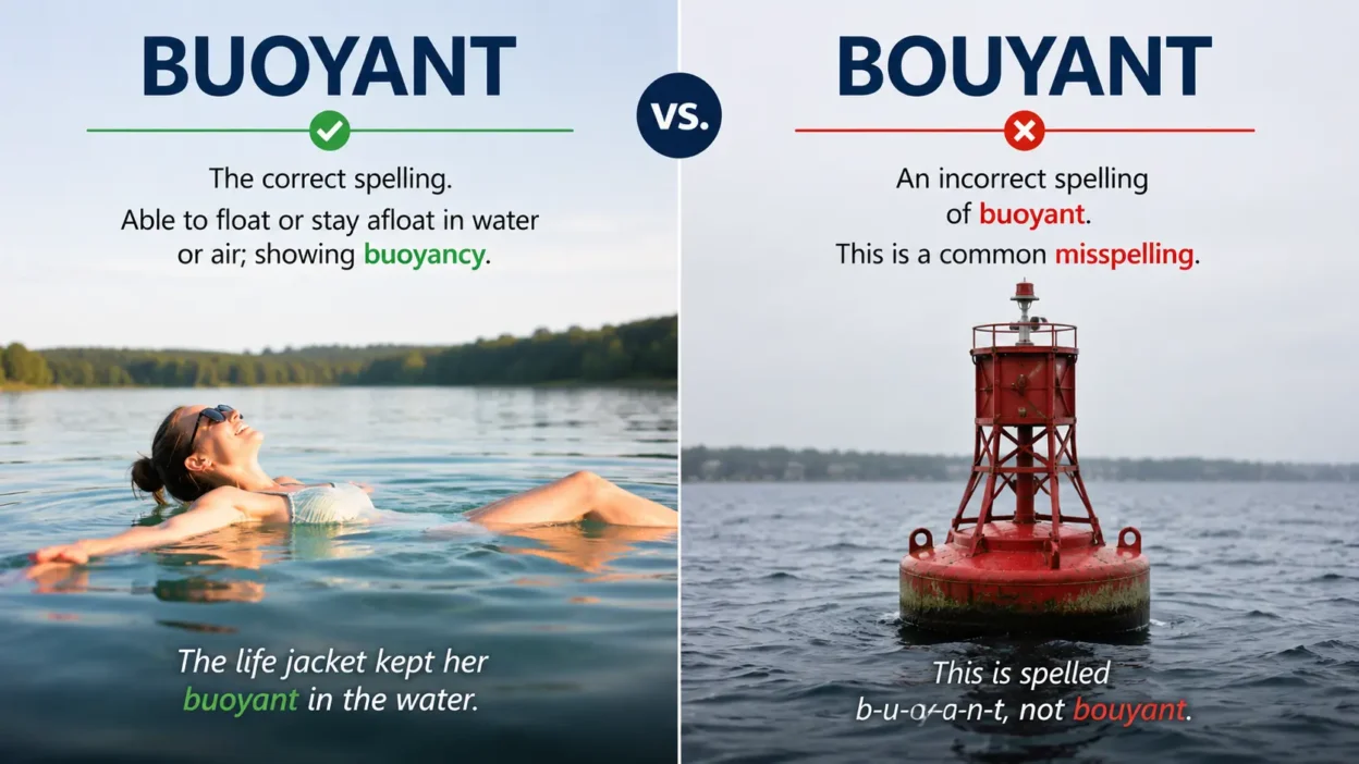 Buoyant vs Bouyant