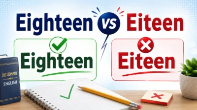 Eighteen vs Eiteen