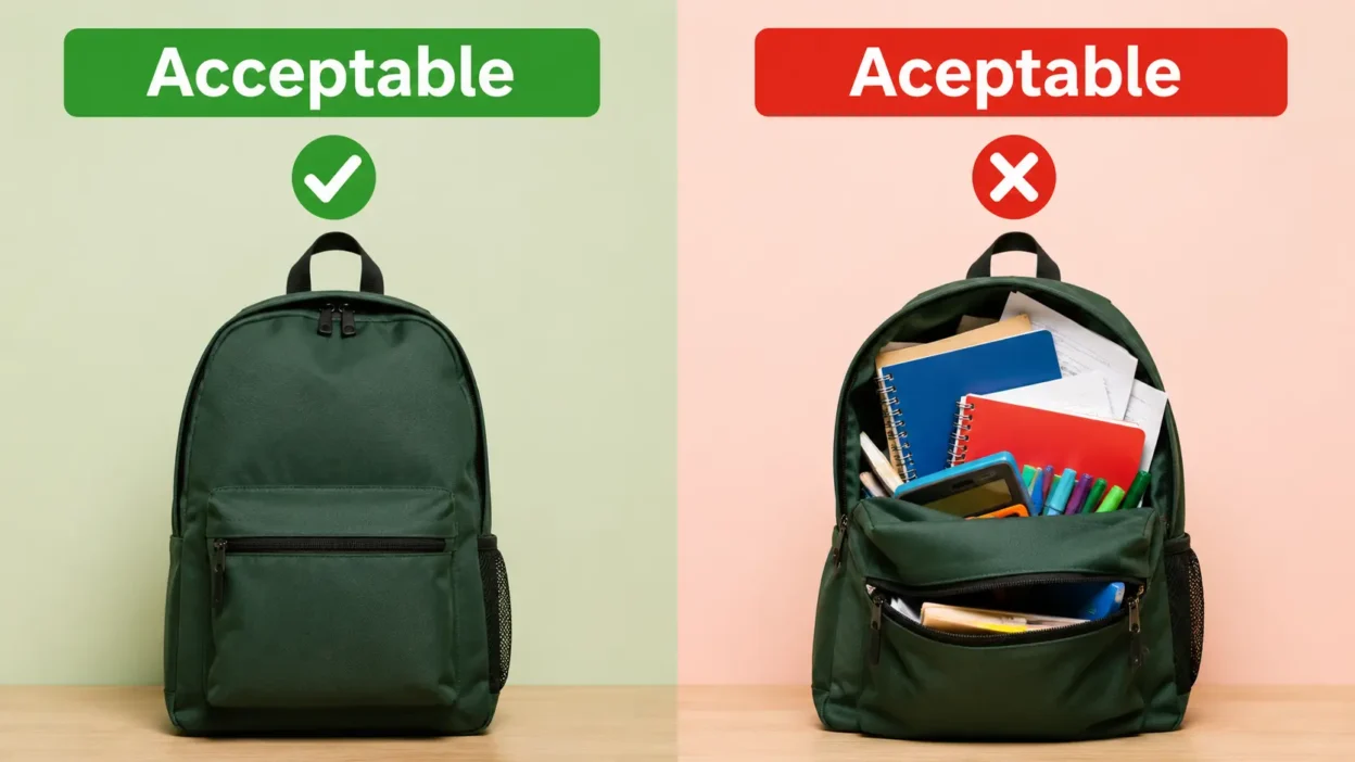 acceptable vs aceptable
