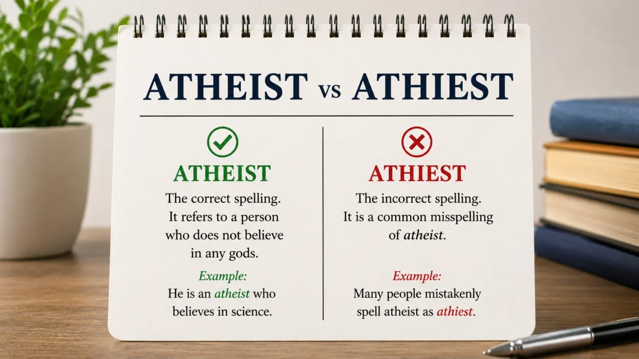 atheist vs athiest