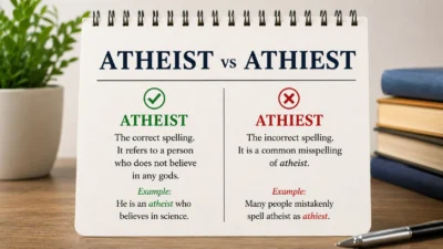 atheist vs athiest