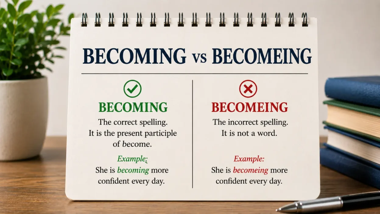 becoming vs becomeing