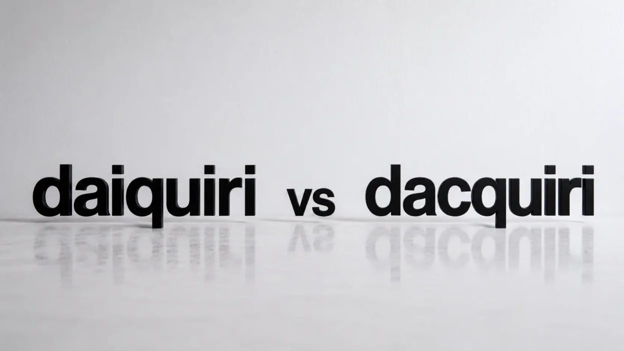 daiquiri vs dacquiri