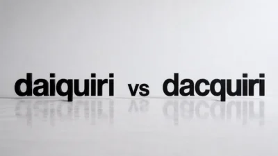 daiquiri vs dacquiri