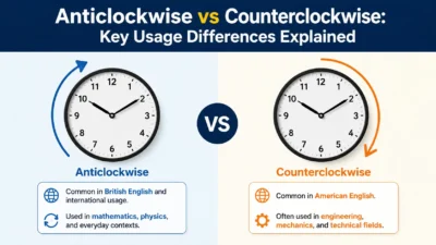 anticlockwise vs counterclockwise