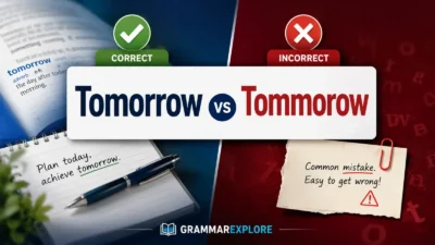 Tomorrow vs Tommorow: Correct Spelling And Easy Examples