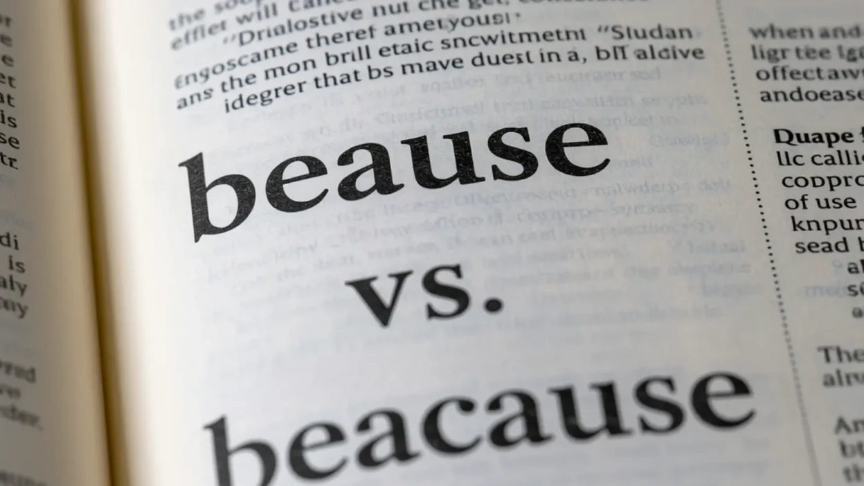 because vs beacause