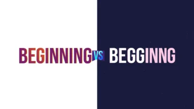 beginning vs beggining