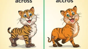 across vs accros