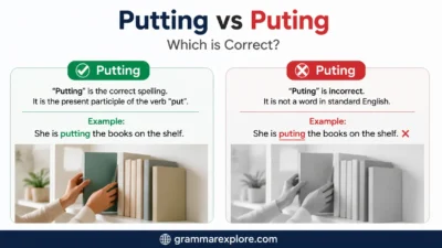 Putting vs Puting: Correct Spelling and Simple Examples