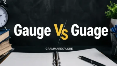 Gauge Vs Guage Correct Spelling Meaning and Usage