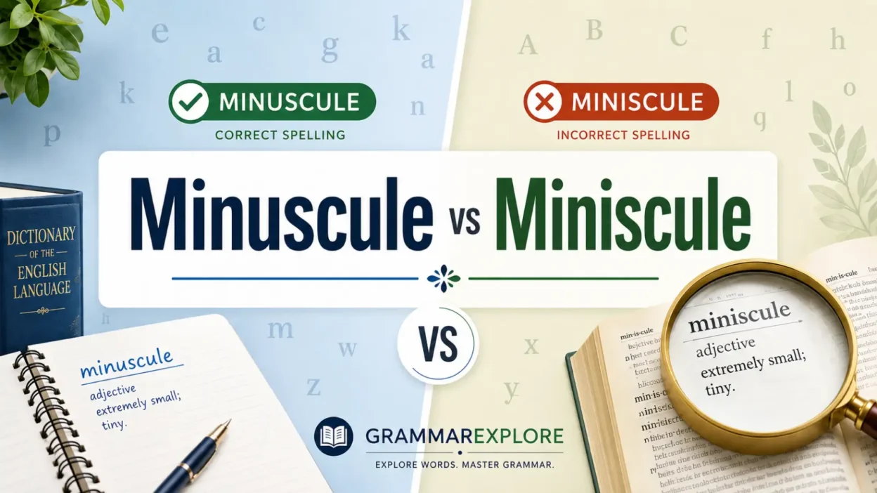 Minuscule vs Miniscule_ Correct Spelling, Meaning, and Examples