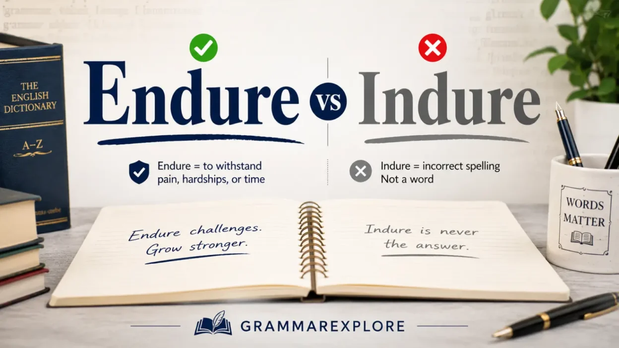 endure vs indure