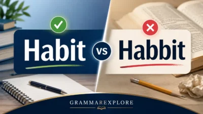 Habit vs Habbit: Which Spelling Is Correct?