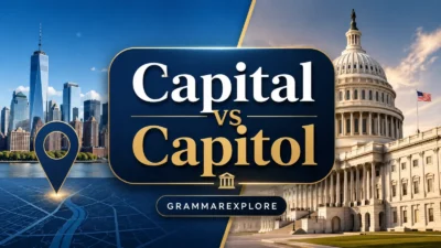 Capital vs Capitol