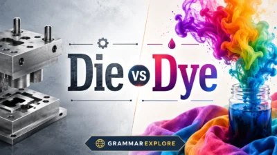 Die vs Dye