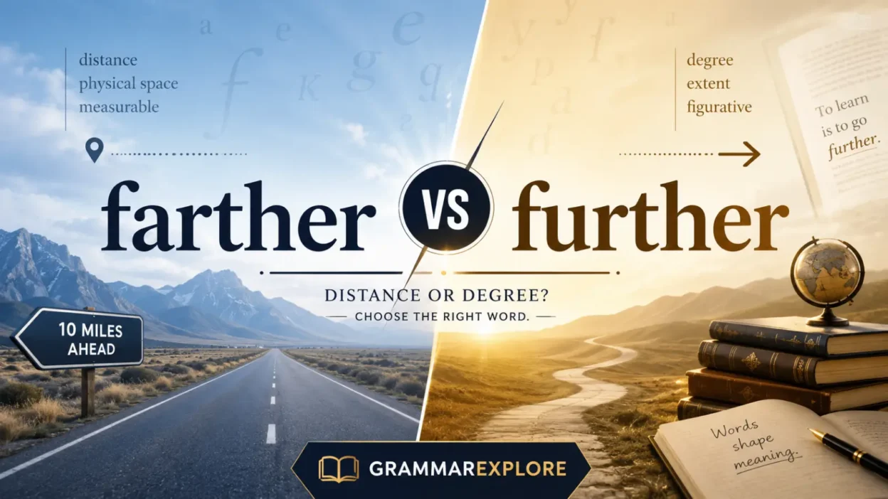 Farther Vs Further