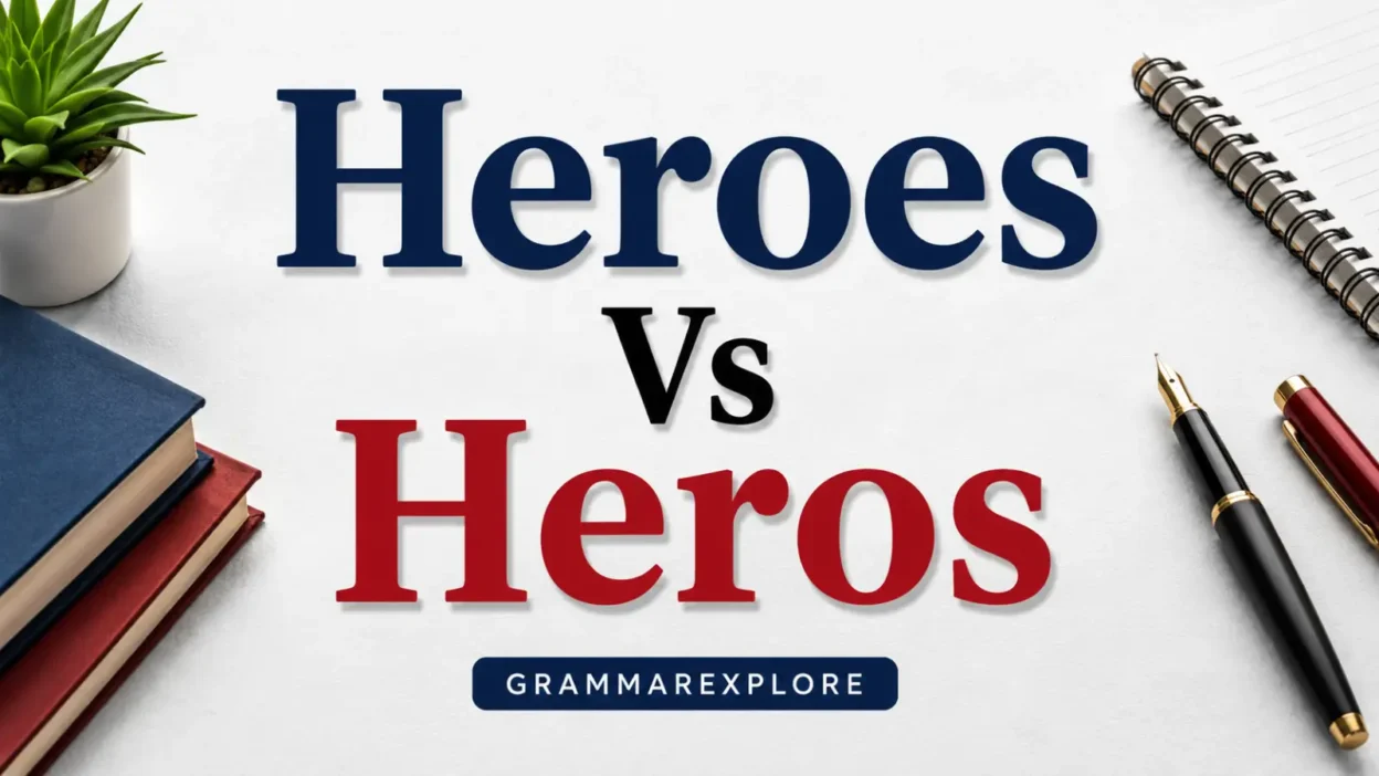 Heroes Vs Heros: Correct Plural, Meaning, And Usage Guide