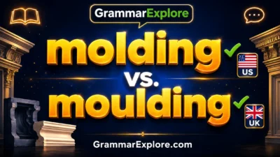 molding vs moulding