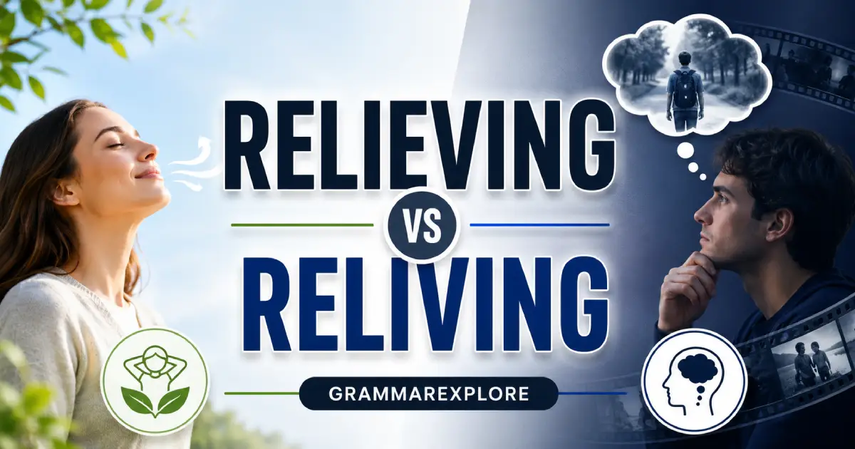 Relieving vs Reliving: What's the Difference and Which Word Should You Use?