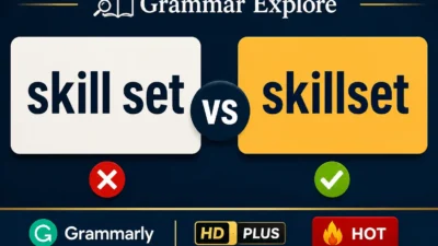 skill set vs skillset