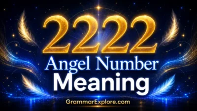 2222 angel number meaning