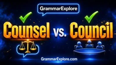 Counsel vs council