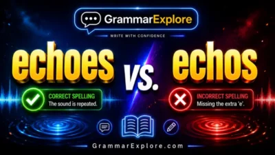 echoes vs echos