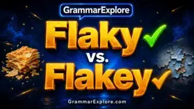 flaky vs flakey
