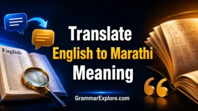 translate english to marathi meaning