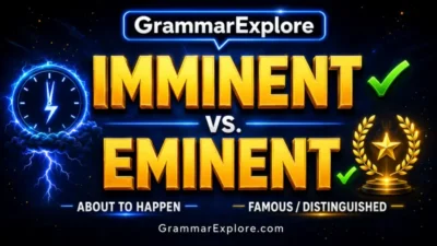 imminent vs eminent
