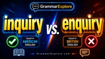 inquiry vs enquiry