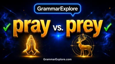 pray vs prey
