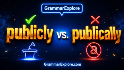 publicly vs publically