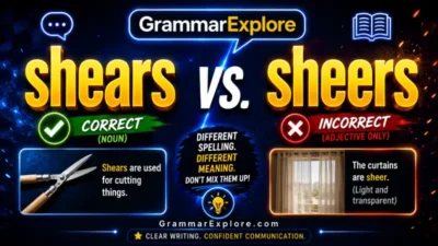 shears vs sheers