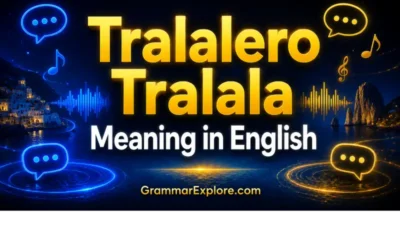 tralalero tralala meaning in english