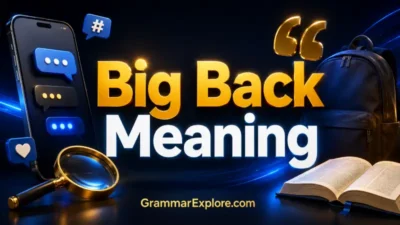 big back meaning