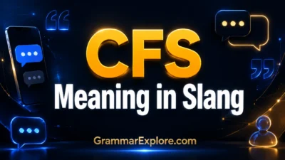 cfs meaning in slang