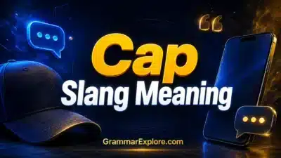 cap slang meaning