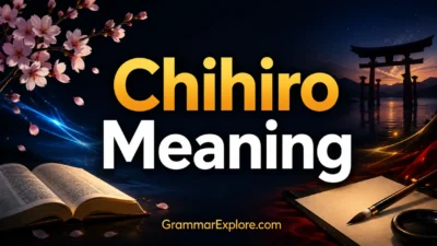 chihiro meaning