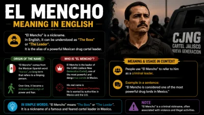 el mencho meaning in english