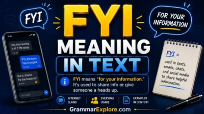 fyi meaning in text