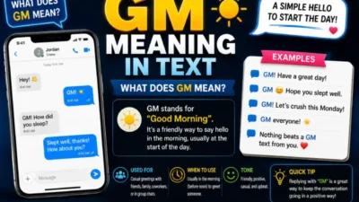 gm meaning in text