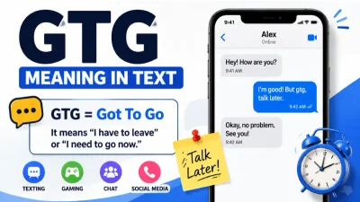 gtg meaning in text
