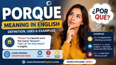 porque meaning in english