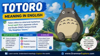 totoro meaning in english