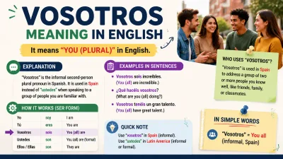 vosotros meaning in english