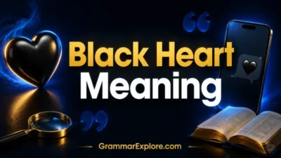 black heart meaning